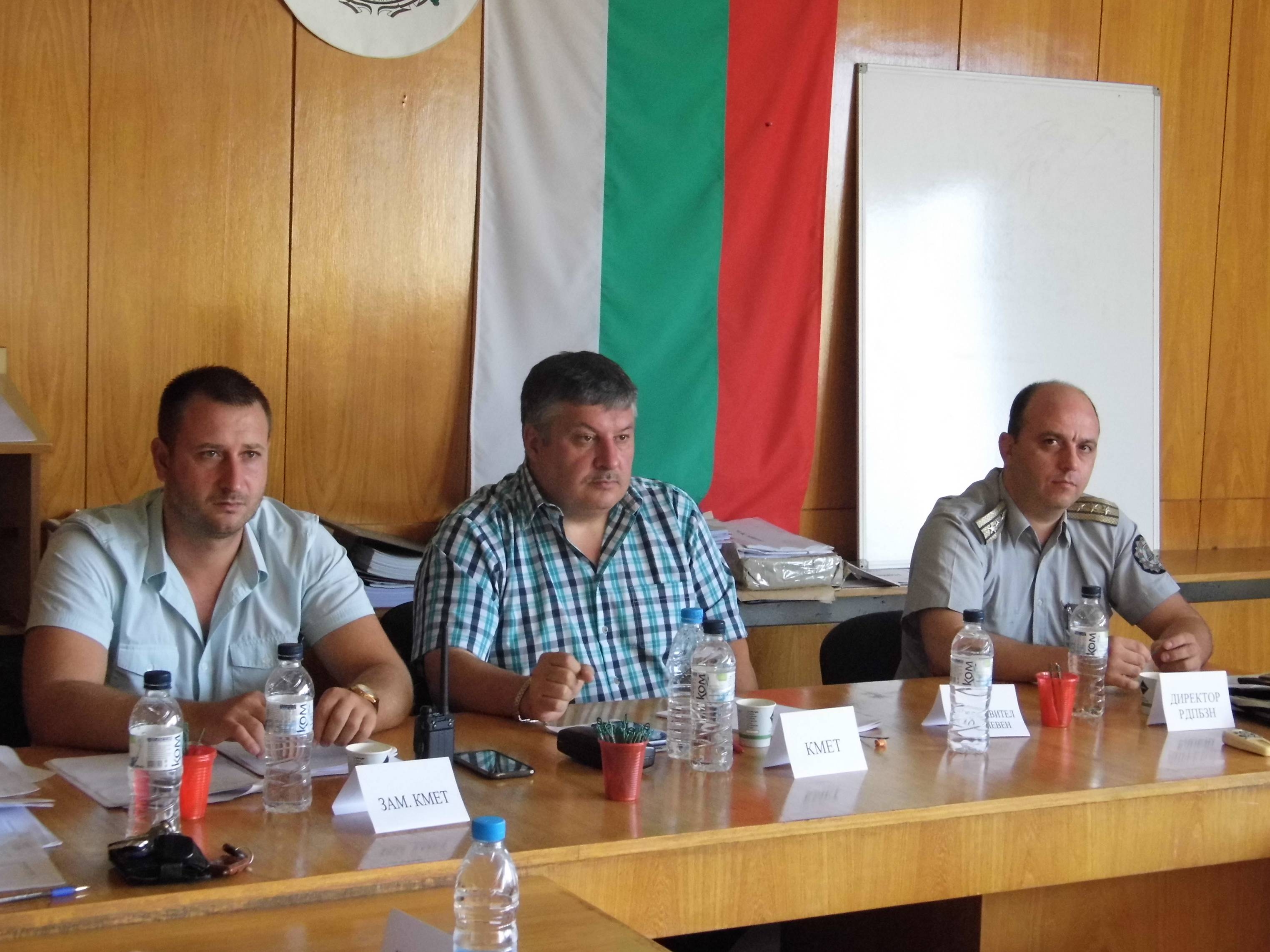 Учение на щаба за защита при бедствия